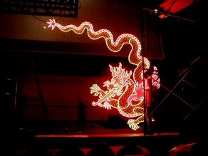 Flower Drum Song Neon Dragon