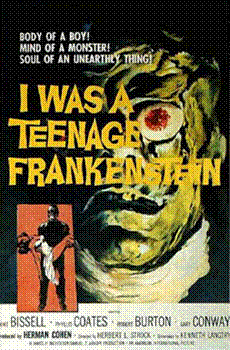 I Was a Teenage Frankenstein Poster